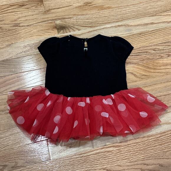 Gap X Disney Minnie Mouse Collar Polka Dot Tulle Tutu Costume Dress 3-6 Months - Picture 7 of 7